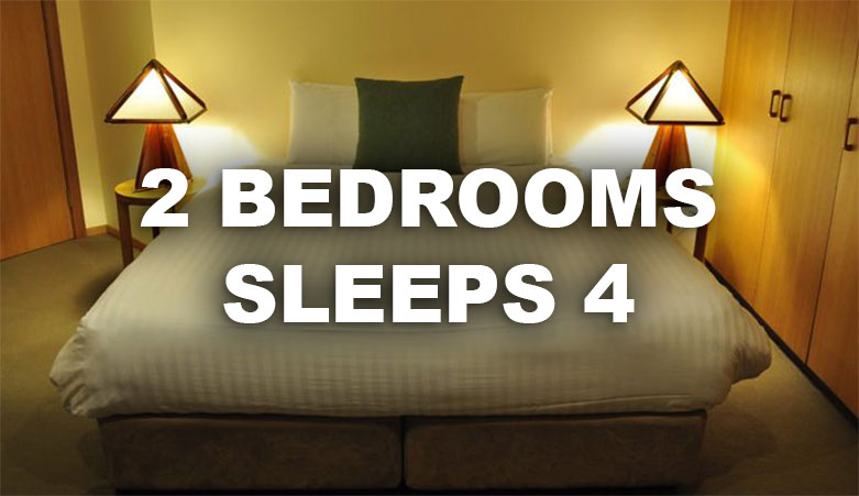 2 bedroom-sleeps 4 option