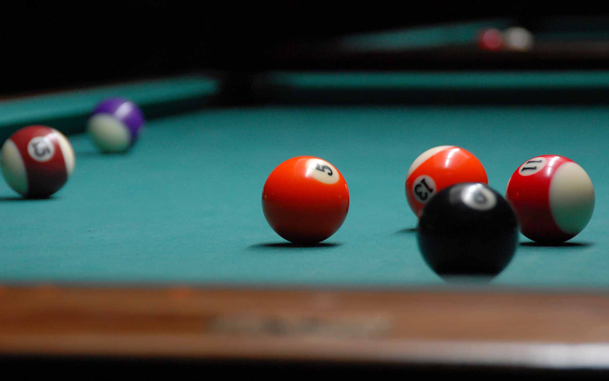 IMG Play billiards whilst staying at Marritz Hotel and Salzburg Apartments